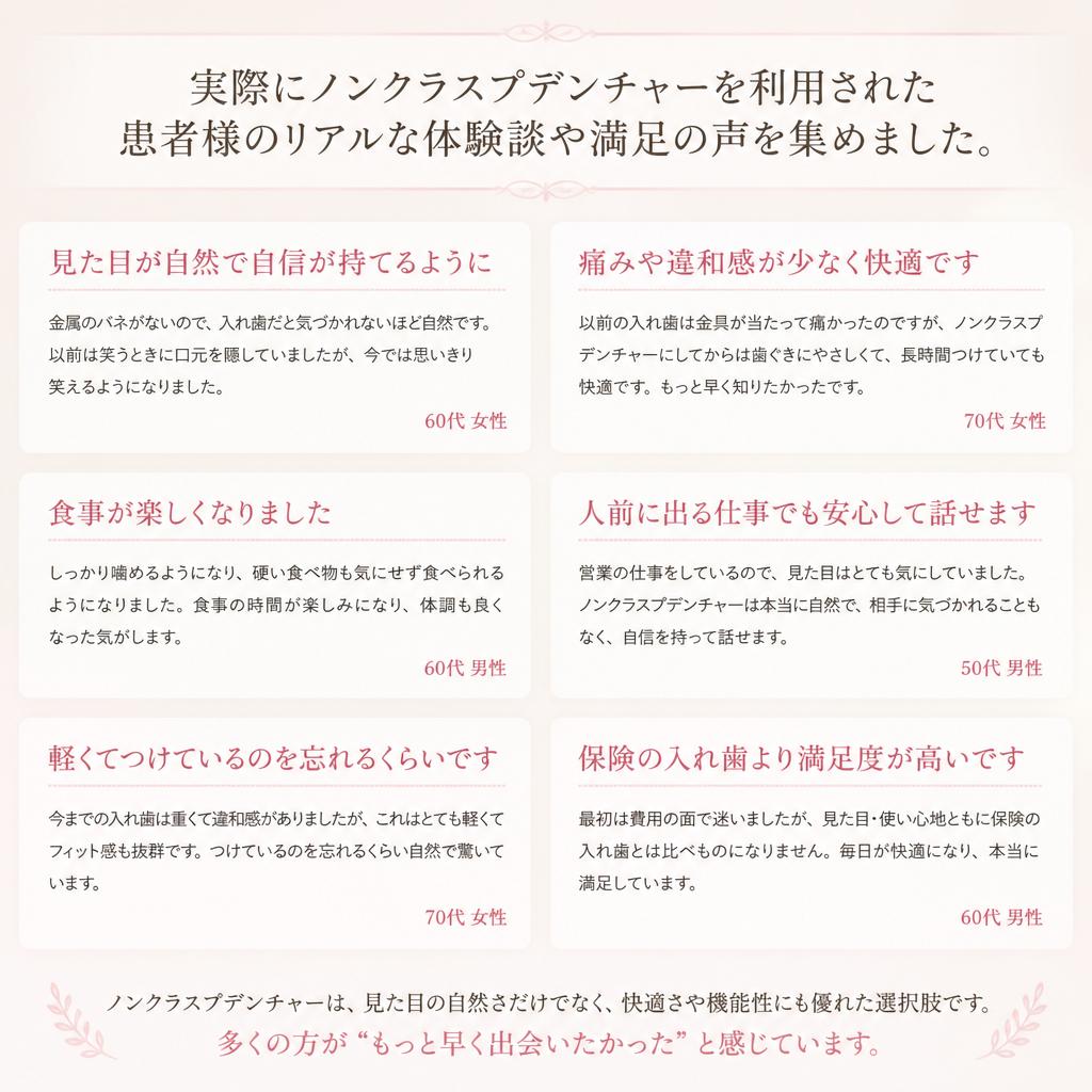 患者様の声