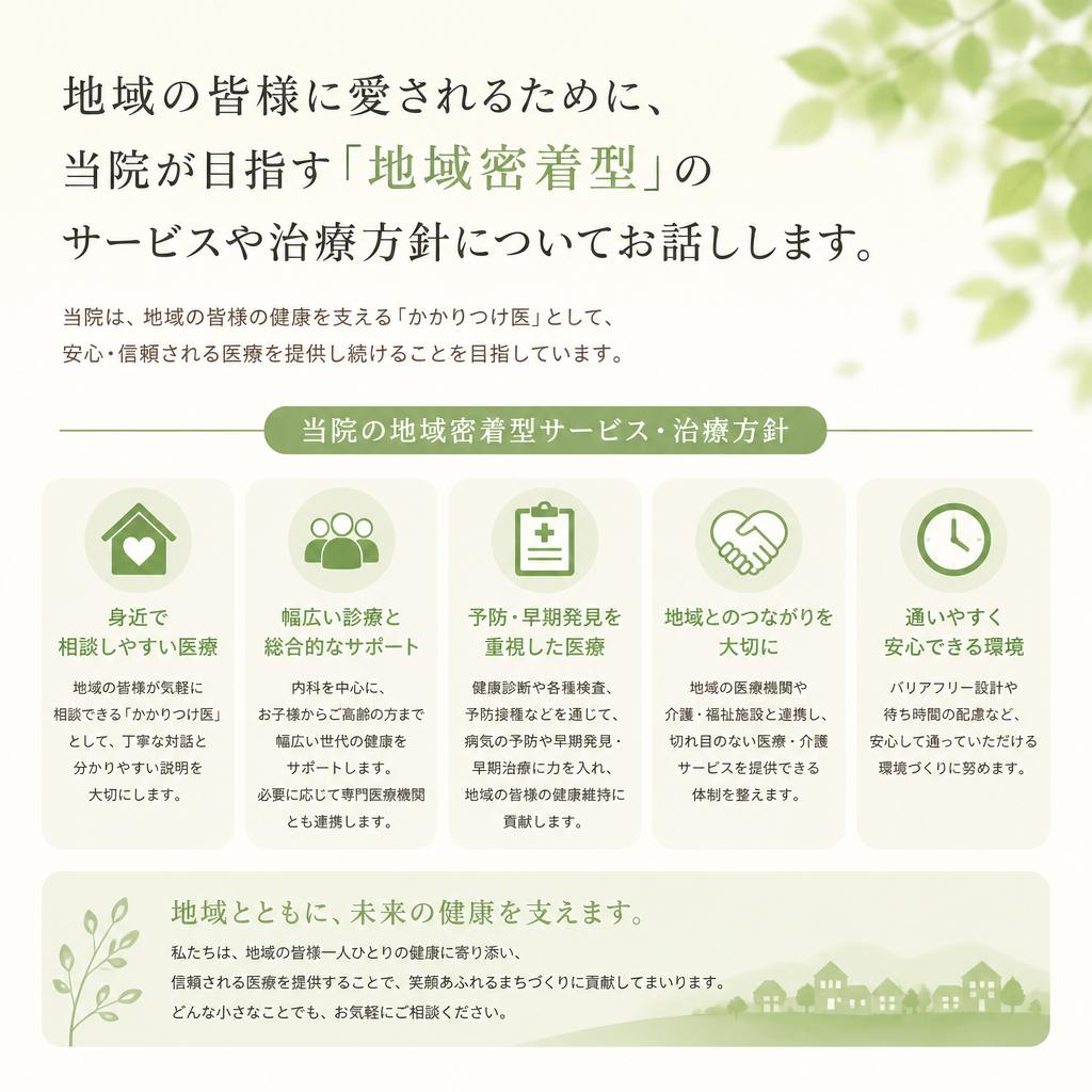 薬院地域に密着した治療