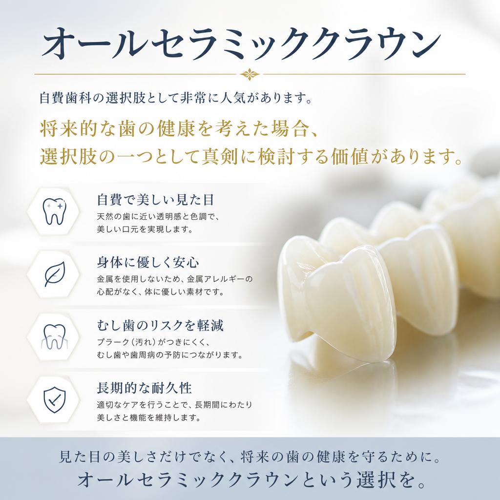 自費歯科の選択肢